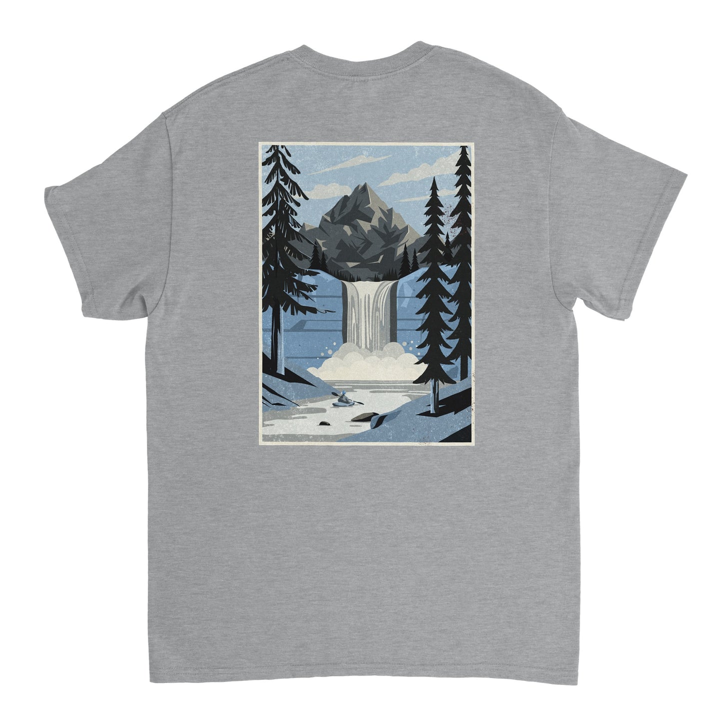 Vintage kayak Waterfall Blue