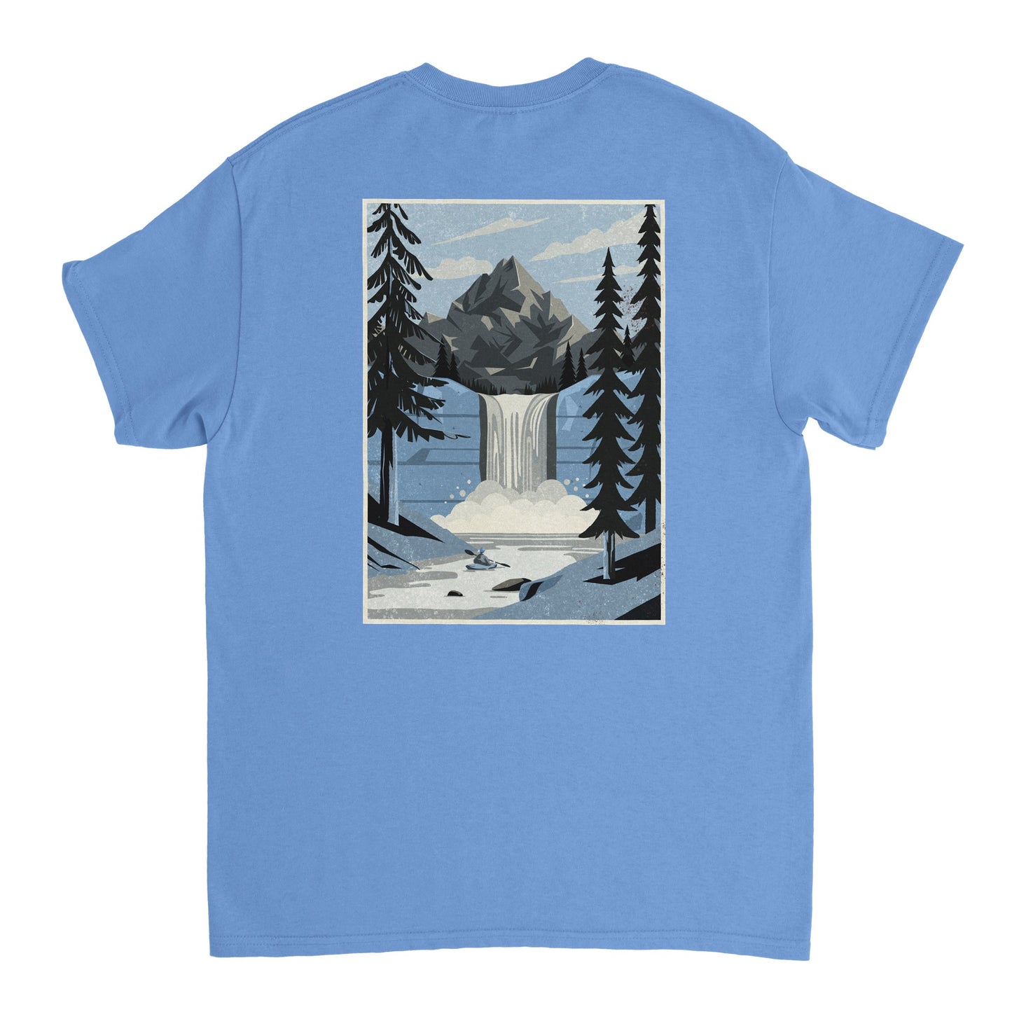 Vintage kayak Waterfall Blue