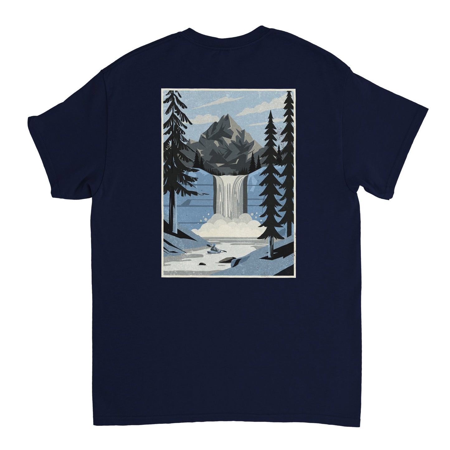 Vintage kayak Waterfall Blue