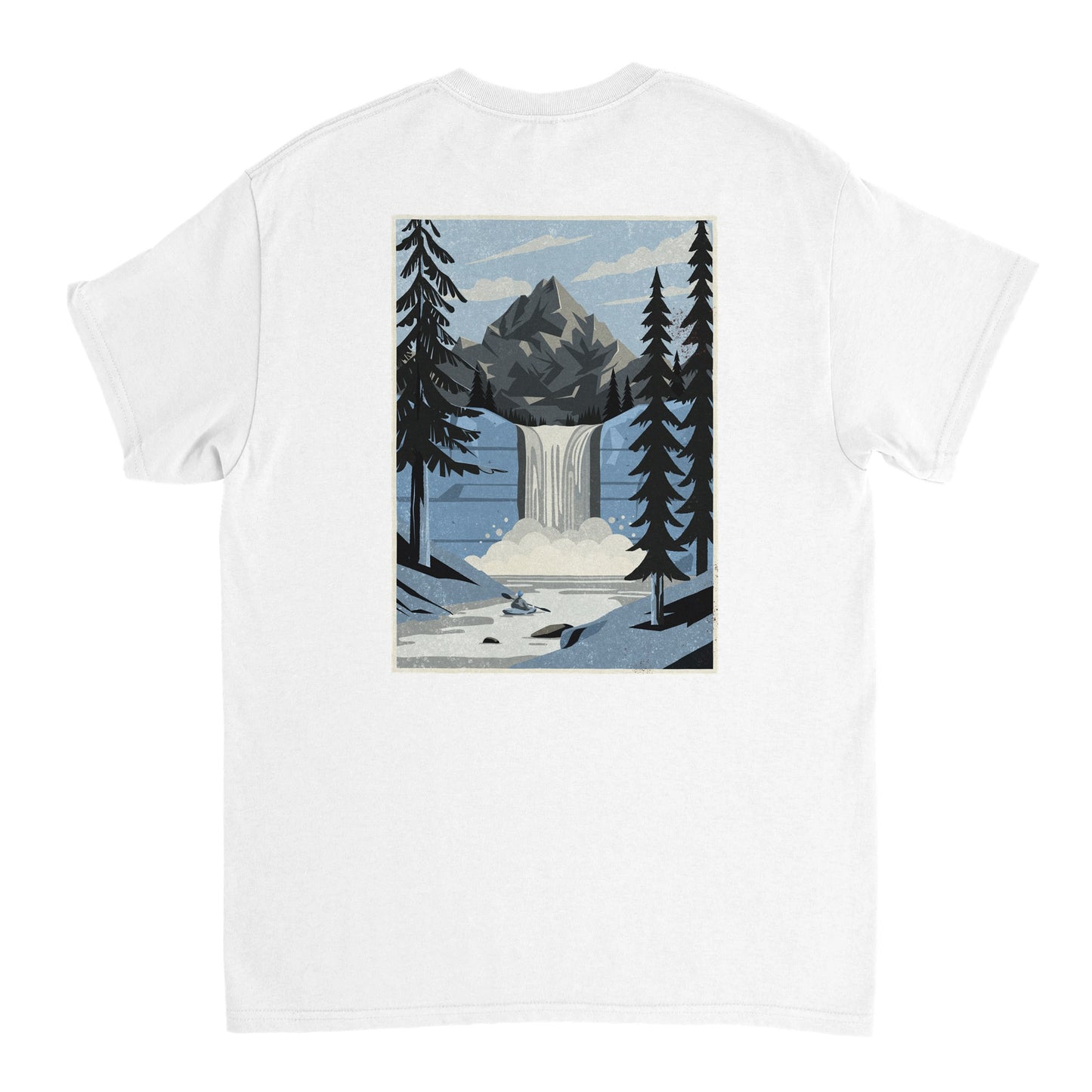 Vintage kayak Waterfall Blue