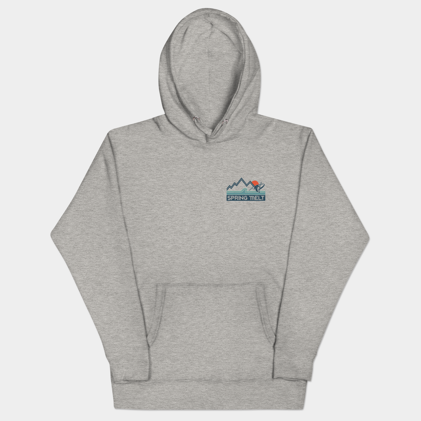 Vintage-Inspired White Water Kayaker Pullover Hoodie | Classic Unisex Gildan 18500