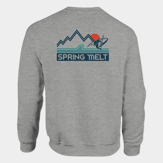 Mountain Wave Sweater - blue